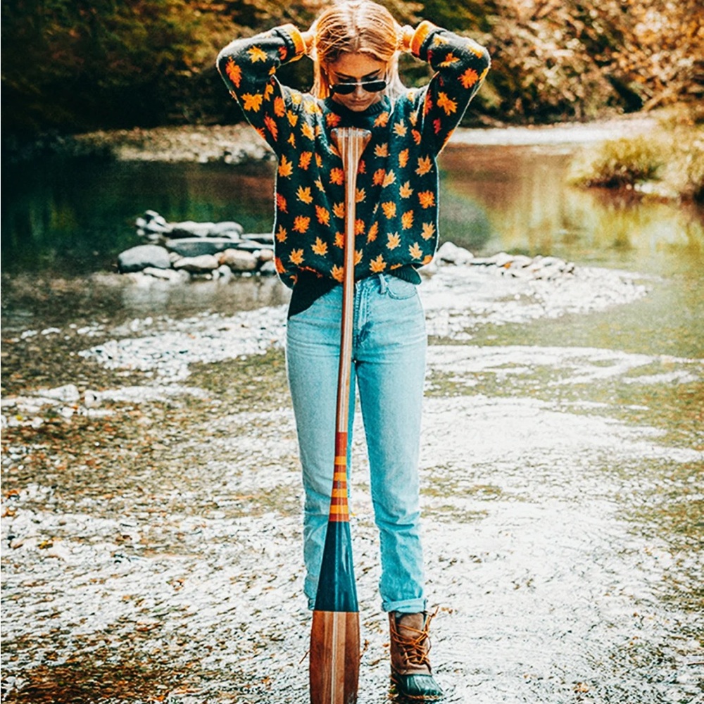 KJP Cozy Cabin Sweater Leaf 🍂 pattern - Picture 4 of 5